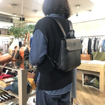 CLEDRAN クレドラン　リュックサック　MARCHE RUCKSACK　COL ブラック - 画像 (2)