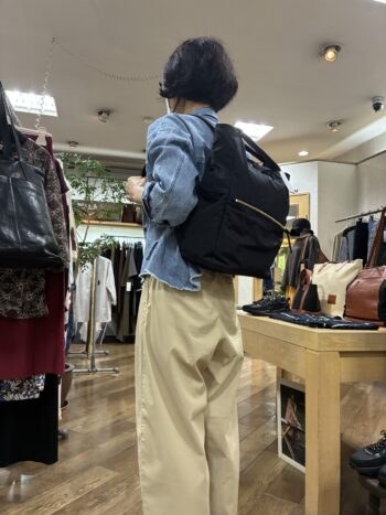 CLEDRAN クレドラン　LUMI 2WAY BAG　COL BLACK - 画像 (7)