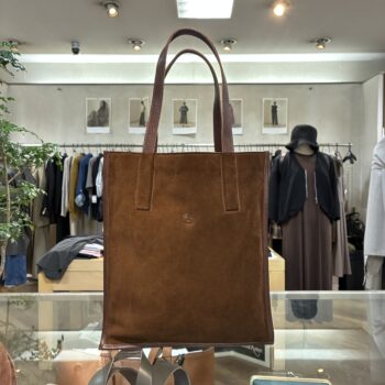 IL BISONTE イルビゾンテ 　ヌバックトートバッグ【54252305114】　(COL ダークブラウン ） - 画像 (4)