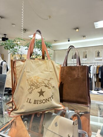 IL BISONTE イルビゾンテ 　ヌバックトートバッグ【54252305114】　(COL ダークブラウン ） - 画像 (11)