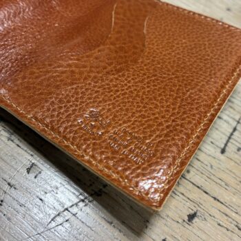 IL BISONTE イルビゾンテ 　EPOCAレザー 2つ折り財布【54252312541】　(COL MARRONE MEHARI ブラウン） - 画像 (9)