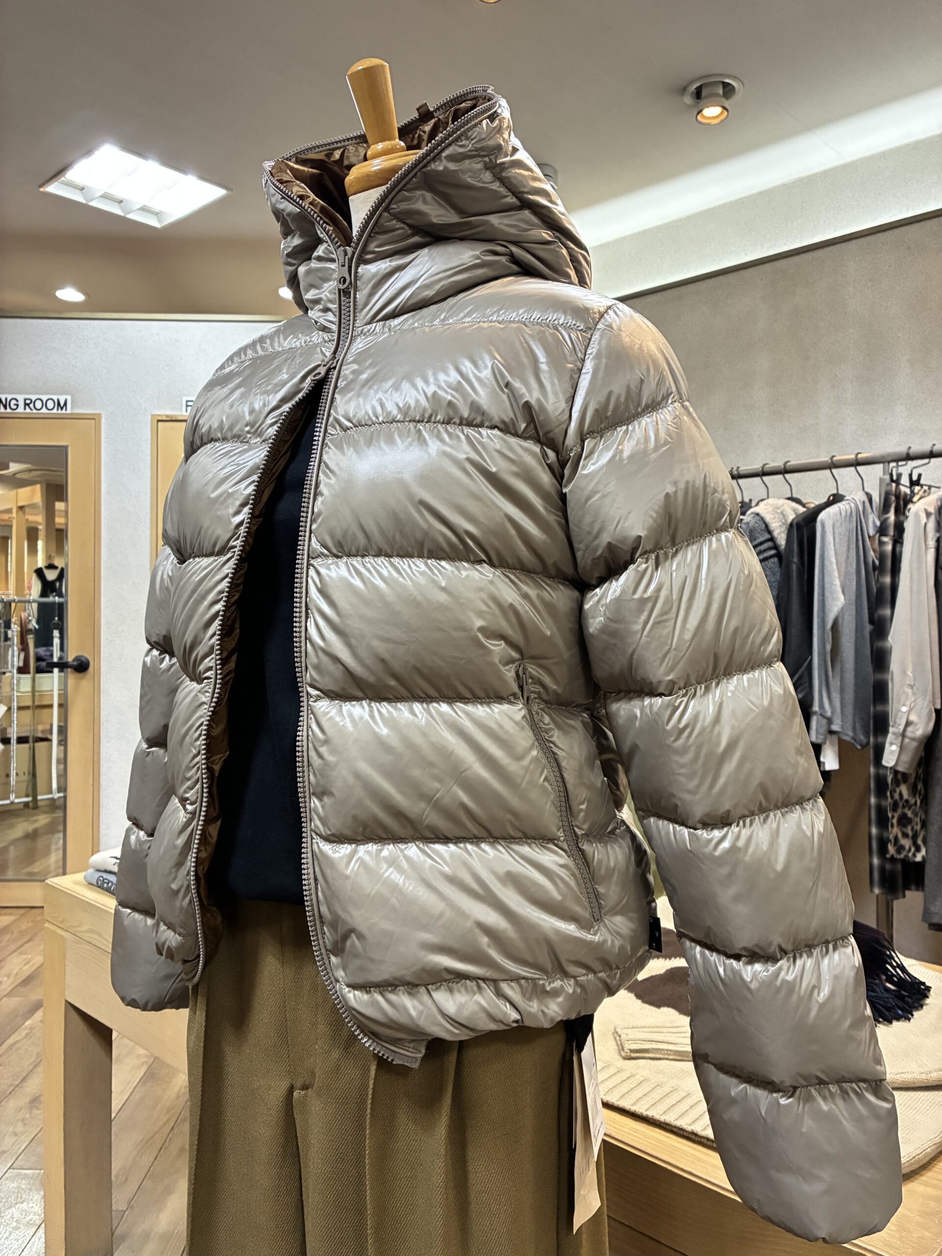 DUVETICA デュベティカ THIALONCINQUE/ティアロンチンクエ col 121-TORTORA(グレージュ)SIZE 44 252WB1-10242-00-1045B - 画像 (7)