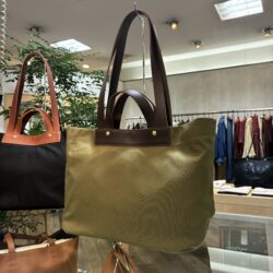 IL BISONTE イルビゾンテ 　2Wayトートバッグ【54262305224】　(COLオリーブ*こげ茶 ）